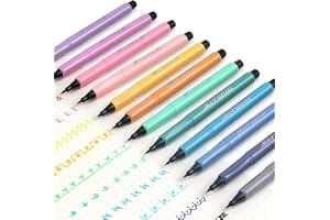 HANKU Felt Tip Pens 0.38mm,12 Pack Multi Colored Bible Pens No Bleed Through,Fine Point Coloring Marker Pens for Journaling,Adult Coloring Book,Writing, Drawing,Note Taking,Fine Tip journaling Pens