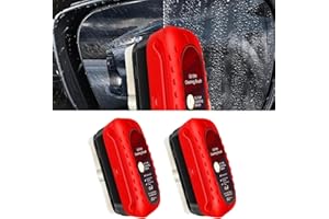 TIOMION Automotive Oil Film Cleaning Brush, 2024 New Glass Coating for Windshield, Car Glass Oil Film Remover, Anti-rain Fog Cleaning Glass Brush with Remover, Improves Clarity and Visibility (2pcs Brushes)