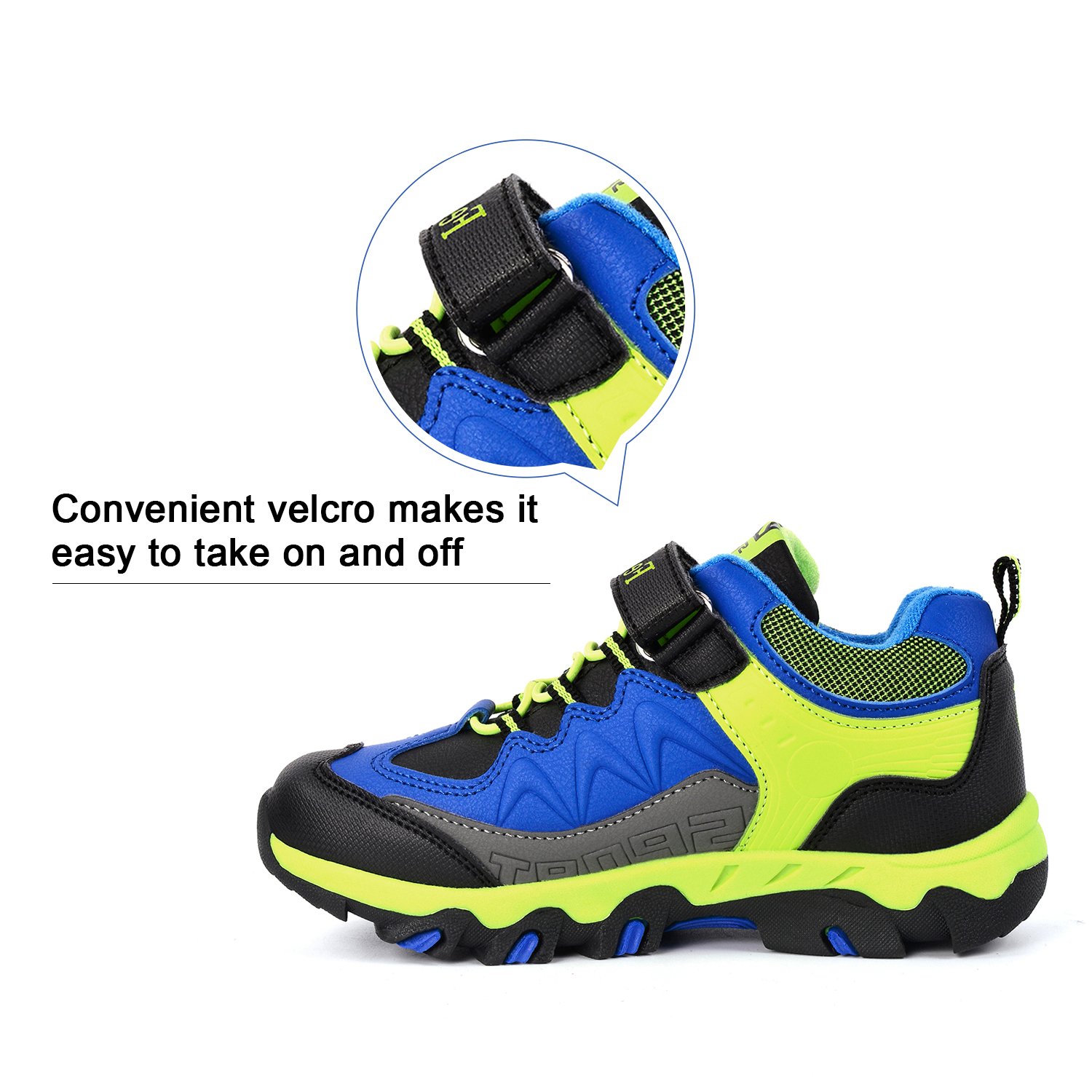 Feetmat Boys Trail Running Shoes Waterproof Wide Athletic Trail for Big