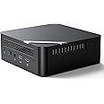 MINISFORUM Mini Server UM560 XT AMD Ryzen 5 5600H Mini PC 16GB RAM 512GB PCIe SSD Mini Computer, 2.5G Intel NIC, 2 X HDMI & USB-C, 6 X USB Port,Small Form Factor