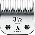 Andis 63040 CeramicEdge Carbon-Infused Steel Clipper Blade, Size 3-1/2, 3/8-Inch Cut Length