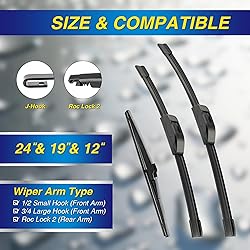 5 PLUS® Silicone Windshield Wipers Replacement for