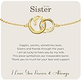 NORBU S925 You and Me Infinity Bracelet Gift for Women, Gold over Sterling Silver Link Charm Bracelet with Interlocking Circle, Jewelry Gift for Birthday Valentine Mothers Day Christmas with Gifts Box