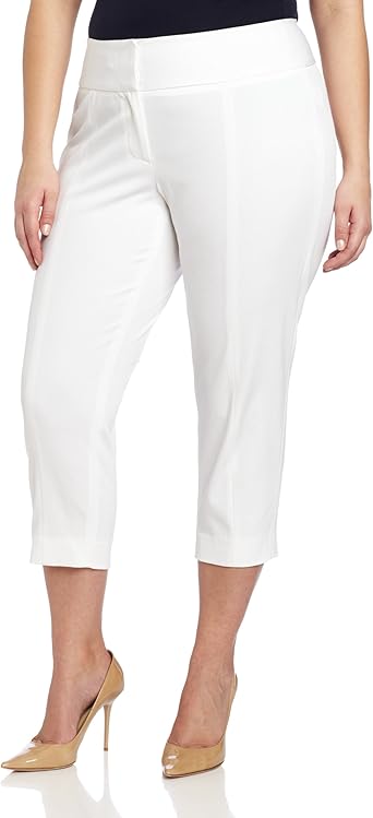 plus size khaki ankle pants