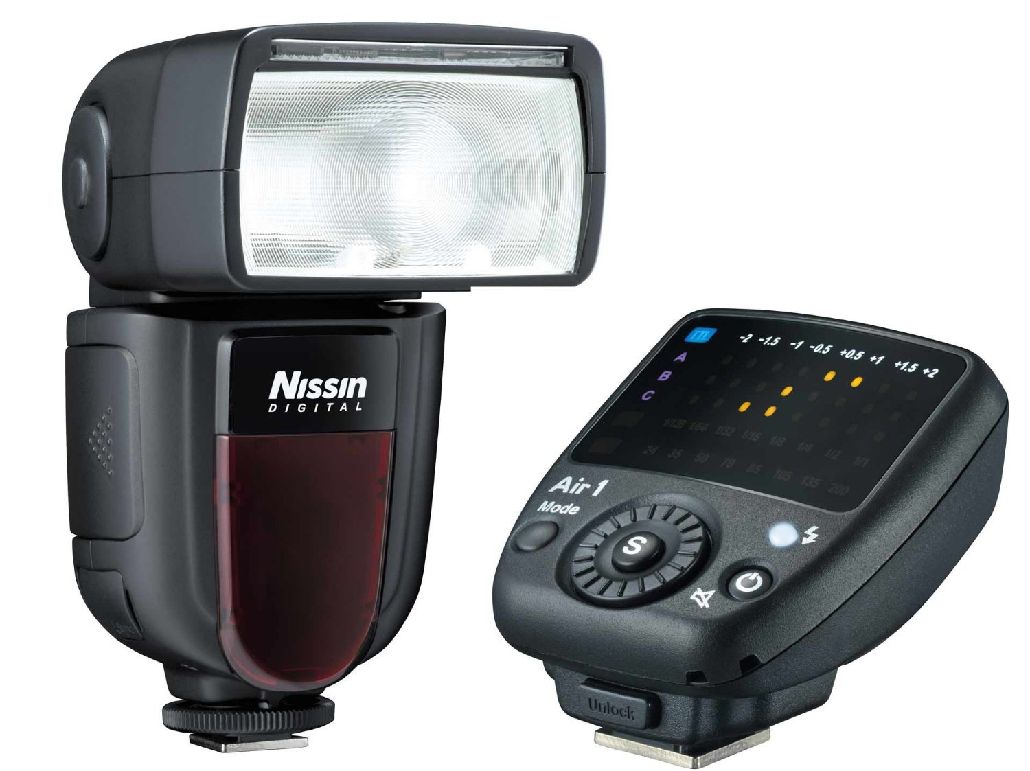 Nissin Di700 A flash kit including wireless remote release for Canon