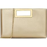 KKXIU Clutch Purse for Women Vegan Leather Evening Bag Formal Handbag for Wedding Party Prom Bridal