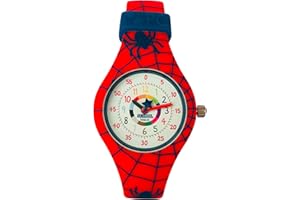Preschool Collection Time Teacher School Watch - First Watch - Teach Your Child to Tell Time in 5 Minutes Thanks to The Most Intuitive Dial! Hypoallergenic Kids, Children, Toddler Silicone Watch