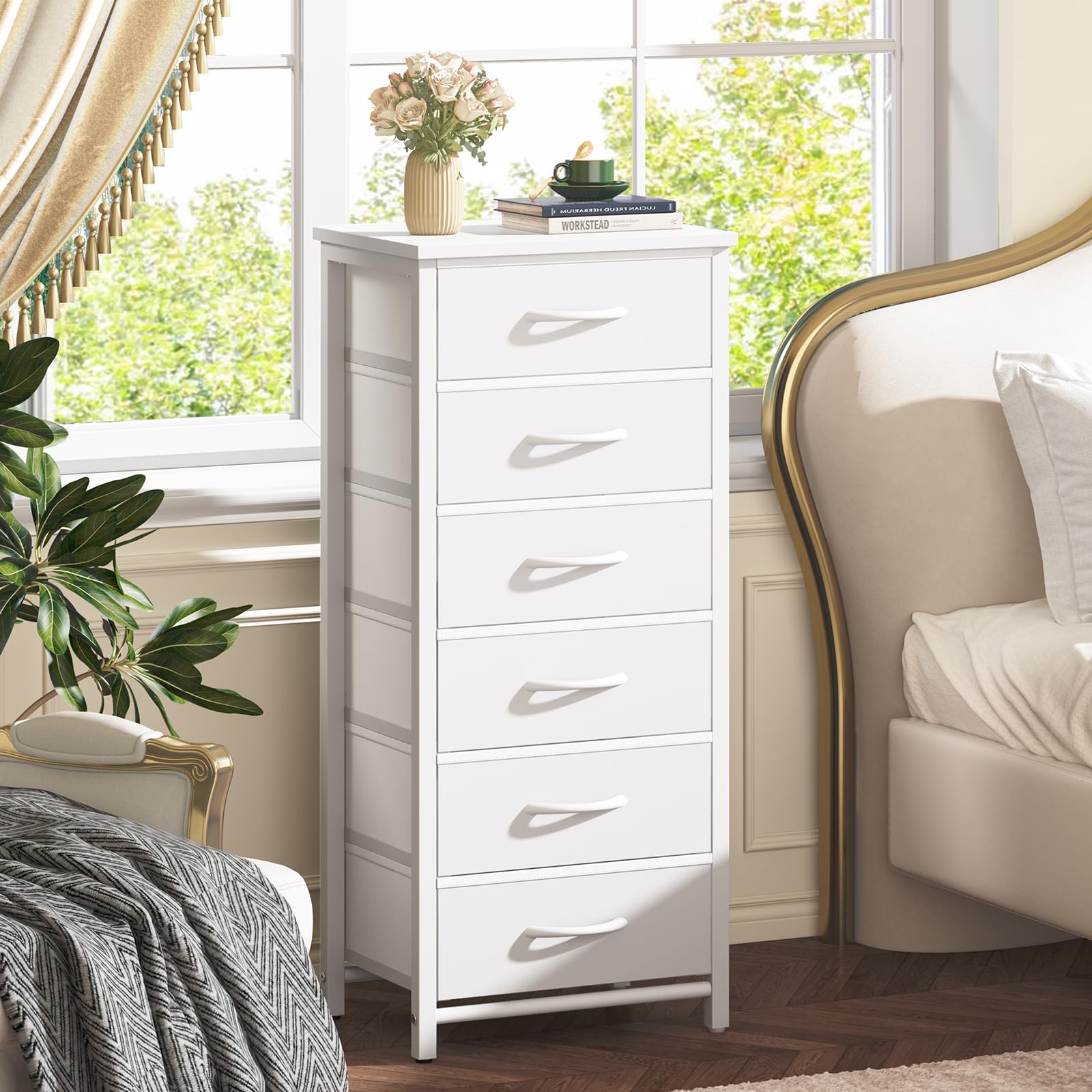 Yoobure Tall Dresser for Bedroom, Dressers & Chests of Drawers, 6