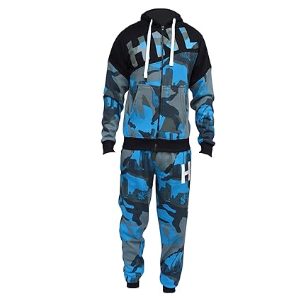 A2Z 4 Kids® Kinder Jungen Trainingsanzug HNL Aufdruck Kapuzenpulli & Boden Anzug Hosen Jogginganzug Jogginghose Größe 7-13 Ja