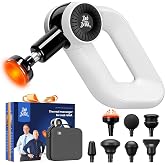 BOB AND BRAD D6 Pro Plus Massage Gun with Heat, 16mm Deep Tissue Percussion, FSA Eligible Professional Muscle Gun for Athletes, HSA Massager with 85lbs Stall Force for Back Pain Relief