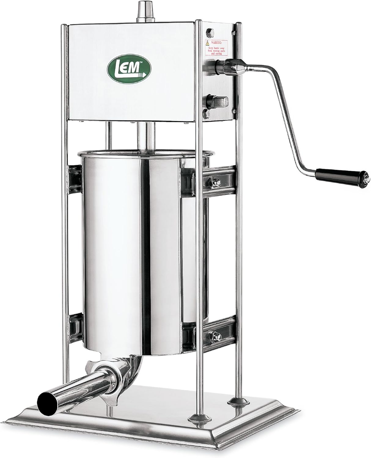 LEM Products 25Pound Dual Gear SS Vertical Sausage Stuffer, Silver