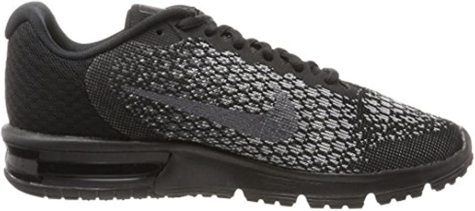 Nike Men S Air Max Sequent 2 Gym Shoes Black Uk Amazon De Shoes Bags