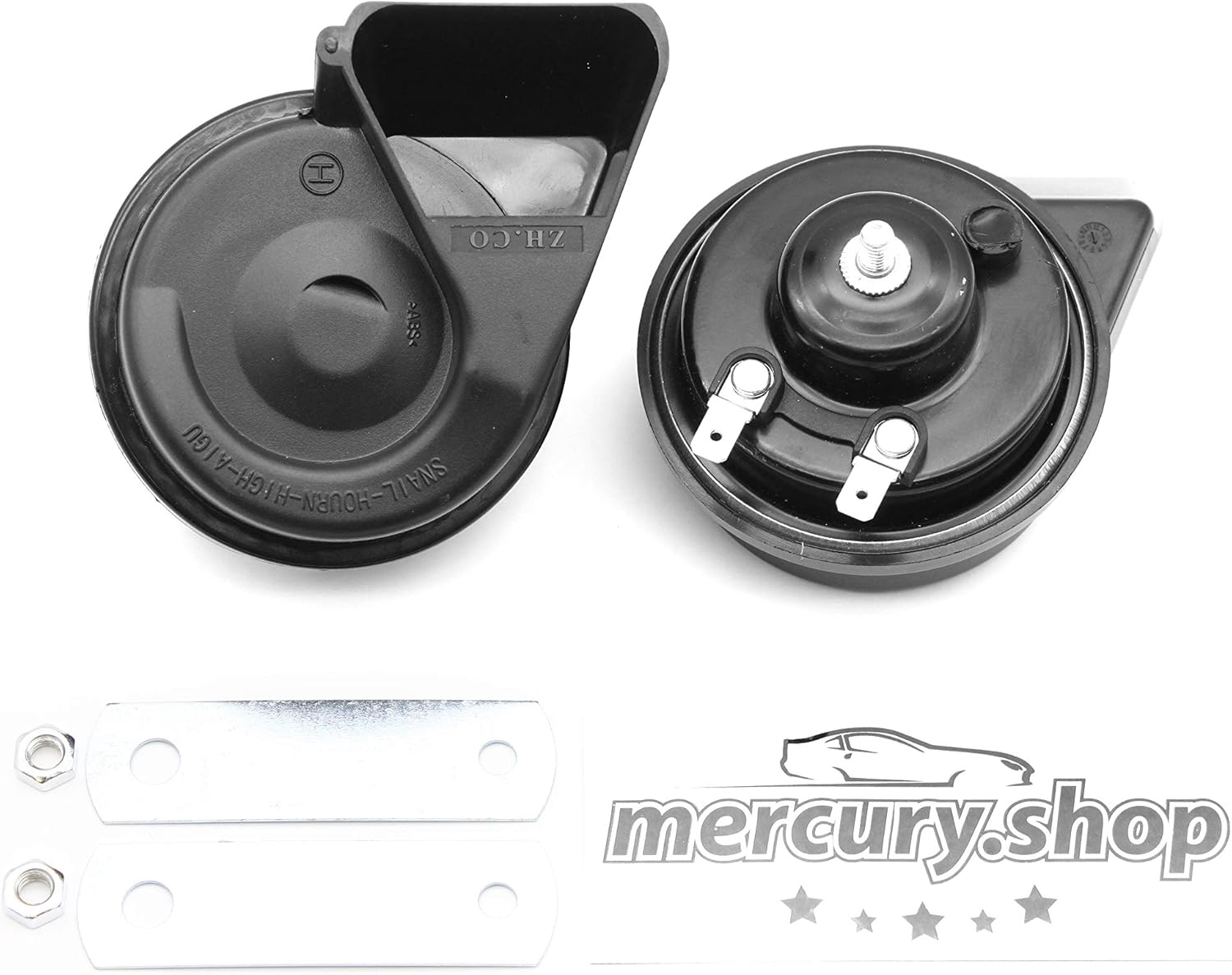 Amazon Mercury レクサス風 大音量 サウンドホーン 110db 高級感向上 Lexus風 防水 クラクション 高音質 ホーン セダン クーペ Suv 12v 車 汎用 ユニバーサル ホーン 車 バイク