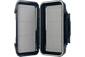 Maxcatch Waterproof Fly Fishing Box For Large Streamers and Flies Double Sided Jig Box (Slotted Foam)