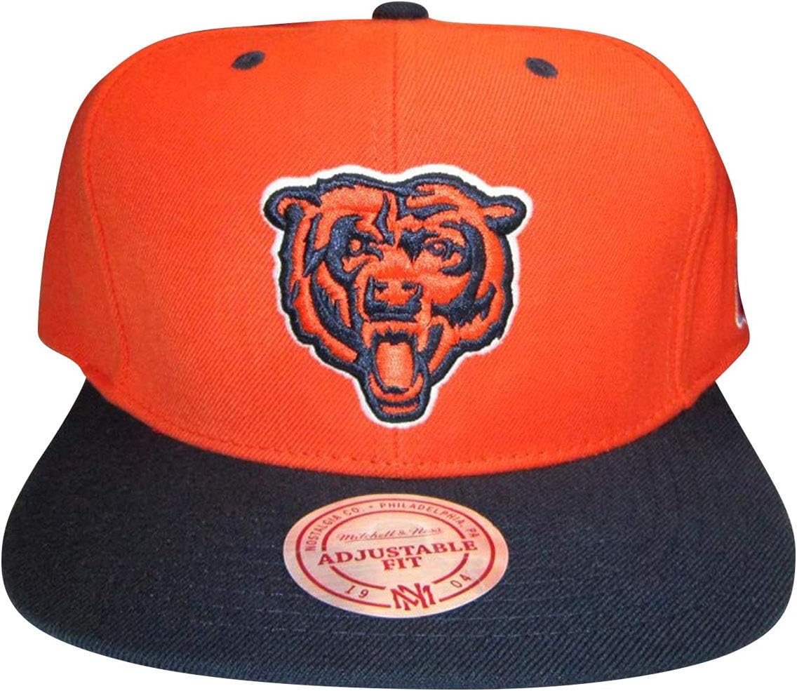 Chicago Bears Orange/Navy Two Tone Snapback Adjustable Plastic Snap Back Hat/Cap