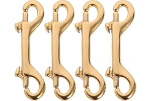 iplusmile Double Ended Bolt Snap Hooks - 90mm Heavy Duty Trigger Snaps Lobster Clasps Swivel Trigger Clips for Bags Belting L