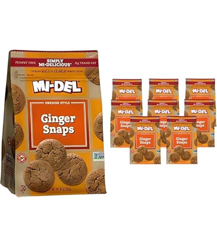 Amazon.com: Midel Ginger Snaps, Gluten Free - 8 Ounce (Pack of 8