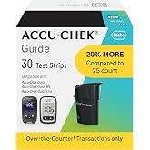 Accu-Chek Guide Glucose Test Strips, Pack of 30 | Diabetic Blood Sugar Testing