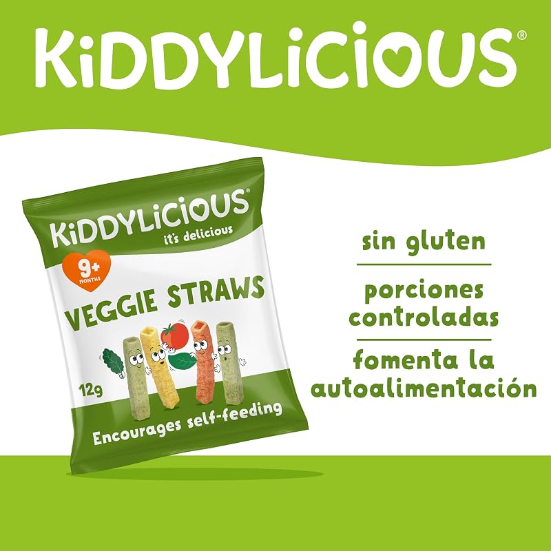 Palhinhas para Legumes | 4 Pacotes de 48g (4 sacos por pacote)