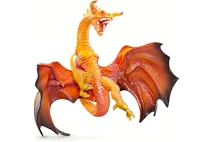 Safari Ltd. Lava Dragon Figurine - Detailed 7.5" Plastic Model Figure - Fun Fantasy Play Toy for Boys, Girls & Kids Ages 4+
