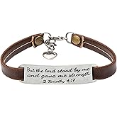 𝗖𝗵𝗿𝗶𝘀𝘁𝗶𝗮𝗻 𝗚𝗶𝗳𝘁𝘀 𝗳𝗼𝗿 𝗪𝗼𝗺𝗲𝗻 Girls 𝗕𝗶𝗯𝗹𝗲 𝗩𝗲𝗿𝘀𝗲 𝗟𝗲𝗮𝘁𝗵𝗲𝗿 𝗕𝗿𝗮𝗰𝗲𝗹𝗲𝘁𝘀 𝗳𝗼𝗿 𝗪𝗼𝗺𝗲𝗻 Christian Engraved Ornament Jewelry 𝗥𝗲𝗹𝗶𝗴𝗶𝗼𝘂𝘀 𝗚𝗶𝗳𝘁𝘀 𝗳𝗼𝗿 𝗪𝗼𝗺𝗲𝗻 Easter Gifts for Women Girls