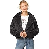 Allegra K Women's Winter Wedding Faux Fur Bolero Jacket Loose Formal Faux Fur Coat