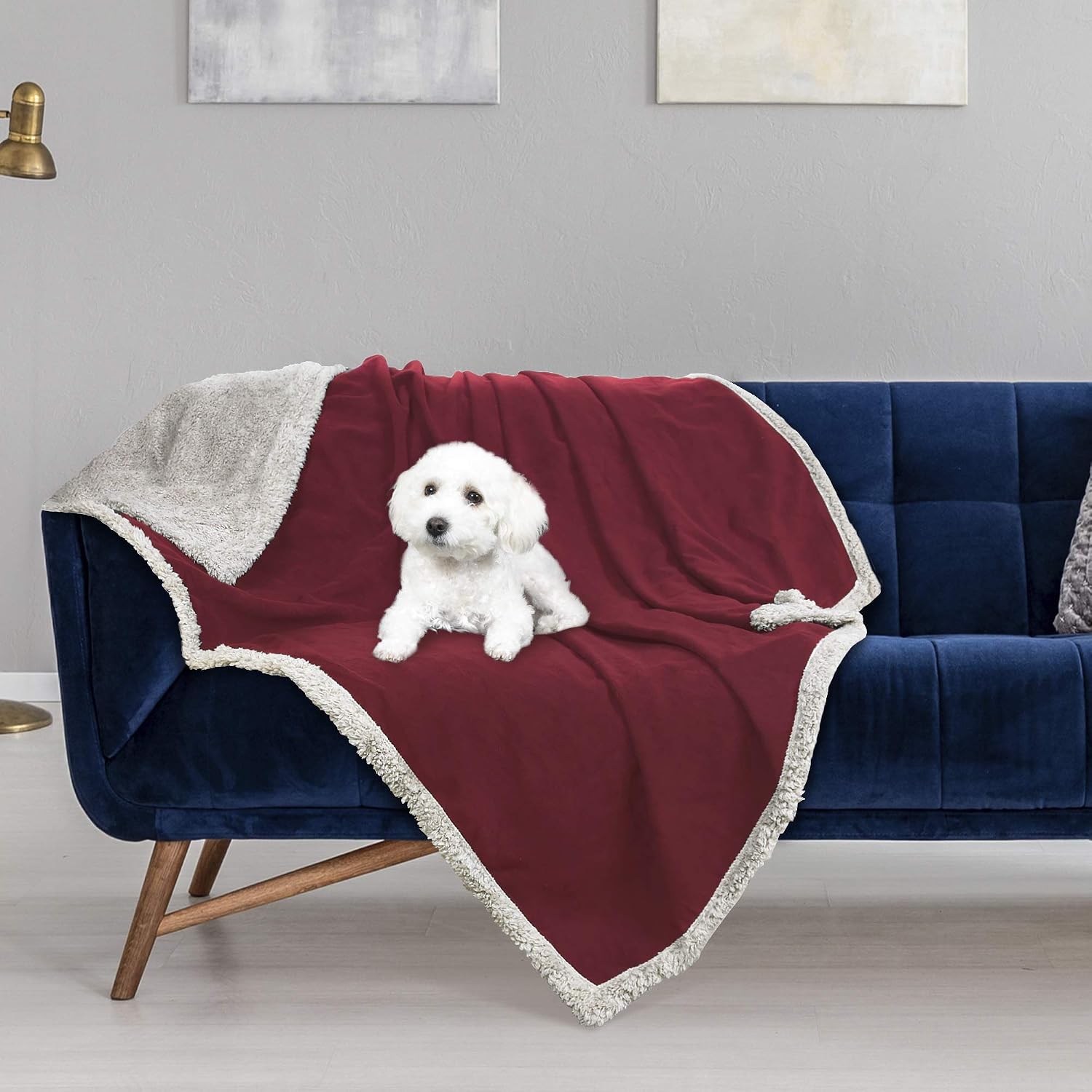 thumbnail image 2 of Pawsse Waterproof Pet Blanket, Pee Urine Proof Dog Blanket 2 of 12
