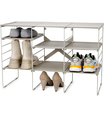 Organisateur De Chaussures Joseph Joseph Shoe-In - Lot De 6 - Compact Et Antidérapant Pour Penderie