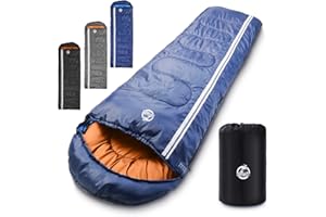 Northroad Outdoor Camping Sleeping Bag, 3 Season Warm & Cool Weather, Winter Spring Fall Lightweight Waterproof Sleeping Bag