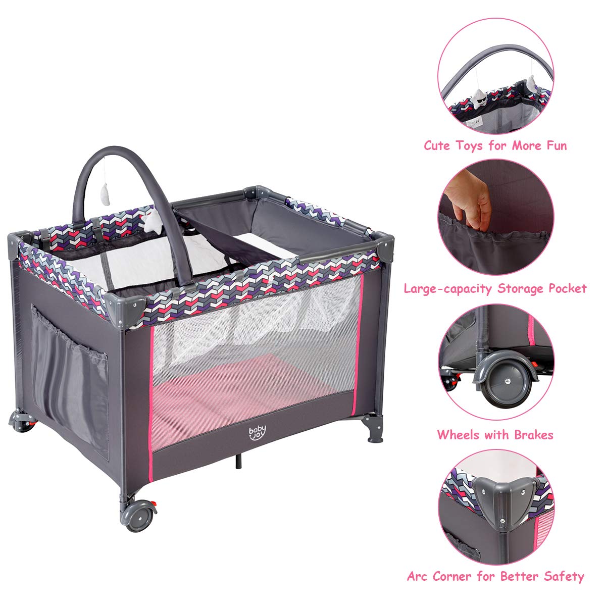 costway bassinet