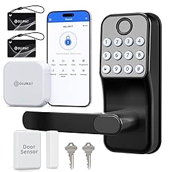 Smart Door Lock with Handle: Keyless Entry Door