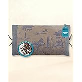 Edomi Adjustable Buckwheat Pillows for Sleeping,23.6"x13.7" Breathable Cool Neck Pillow for Bed with Buckwheat Hulls, Cervical Support Thin Pillow for Neck Pain with Dual-Layer Pillowcase,Brown