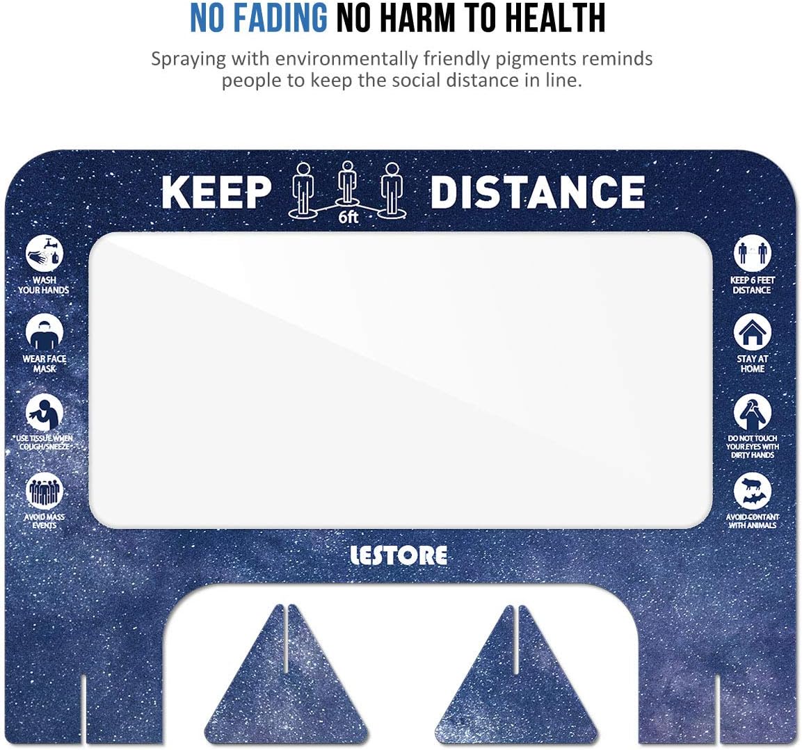 Sneeze Guard, LeStore Painted 32"x 24" Inch Acrylic Reception Protection Screen Guard Barrier Panel Shield with 6.3 Inch Tall Opening for Desk, Counter, Reception Table (Painted 4.0mm) : Office Products