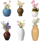 WAGHAVEN 8-Piece Mini Magnetic Vases For Refrigerator - 3D Fridge Magnet Flower Pot Decor (Resin, Strong Hold) - View #5