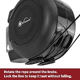 Vinsani 30m Retractable Clothes Line Wall Mounted Heavy Duty Dryer view 9