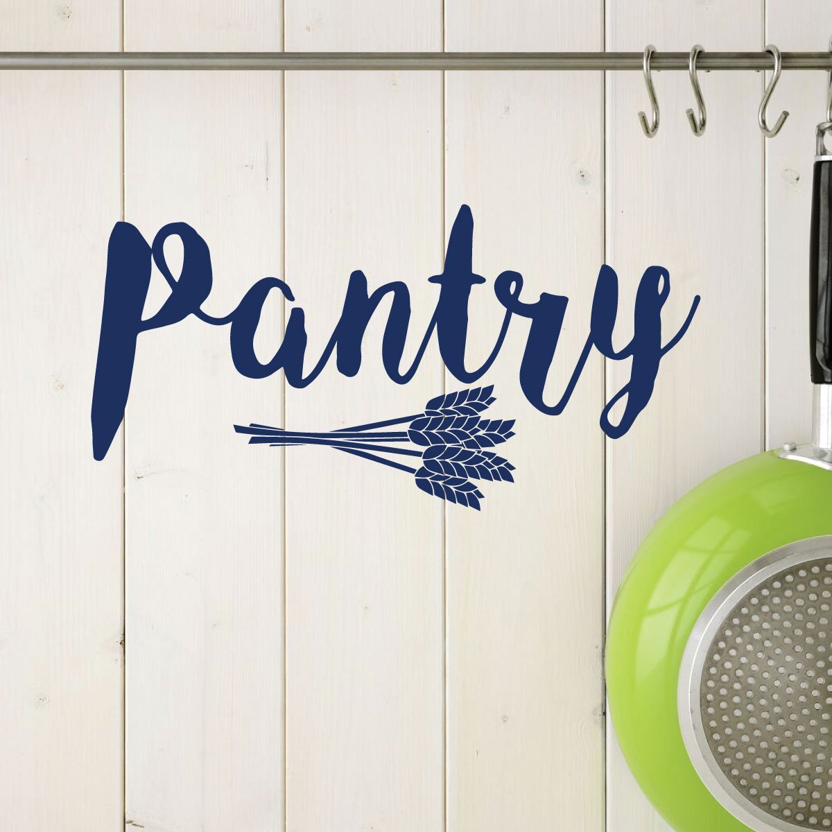 Amazon Com Pantry Wall Decal With Wheat Design Farmhouse Decor