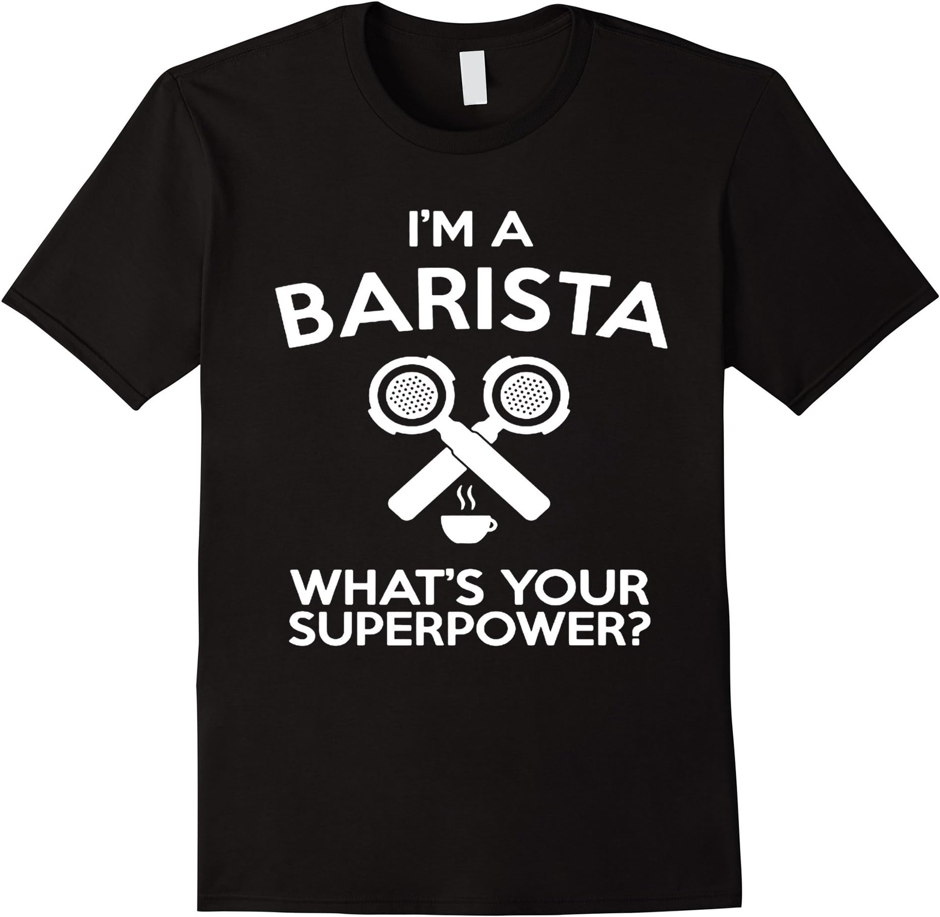 Men's Barista T shirt - Barista Clothing Large Black