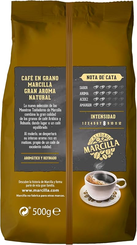 Café marcilla gran aroma em grãos naturais | 500g