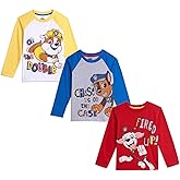 Nickelodeon Paw Patrol Rubble Marshall Chase 3 Pack T-Shirts Toddler to Little Kid
