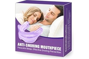 AYOJOY Anti Snoring Devices, Mouth Guard for Grinding Teeth at Night, Reusable Snoring Solution, Snoring Mouth Guard with Suitable Size, Anti Snoring Mouthpiece for Men & Women-Q62