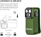 OLIGHT Oclip Pro Olive Clip On Torch 500 Lumens USB-C Rechargeable LED view 9