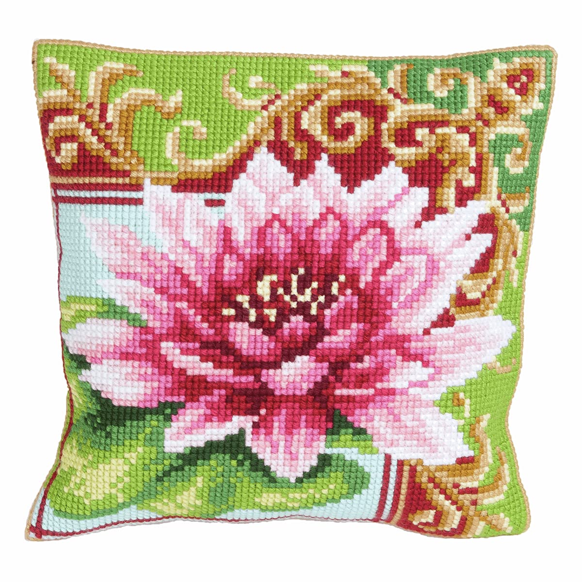 Collection D'Art CD5174 Cross Stitch Cushion Kit: Luxurious Lily 2