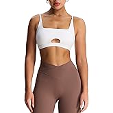Aoxjox Women's Workout Ellie Sports Bra Cutout Training Fitness Running Yoga Crop Tank
