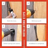 Zavia Gate Spring Closure 8in Adjustable Metal Door Closer for Wood view 4