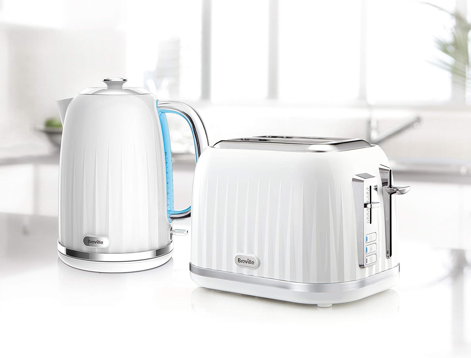 Breville VTT526 Impressions 2Slice Toaster, Featuring HighLift, White