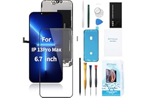 DIYREPAIR for iPhone 13 Pro Max Screen Replacement 6.7' 3D Touch Screen Complete Repair kit Digitizer Display Assembly with Waterproof Adhesive, 10D Tempered Glass, Tools, Instruction