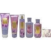 Bath & Body Works Vanilla Ease 5 Piece Gift Set - Moisturizing Body Wash - Body Cream - Fragrance Mist - Shower Gel and Body Lotion - with a Lavender Dreams Bar Soap - Full Size