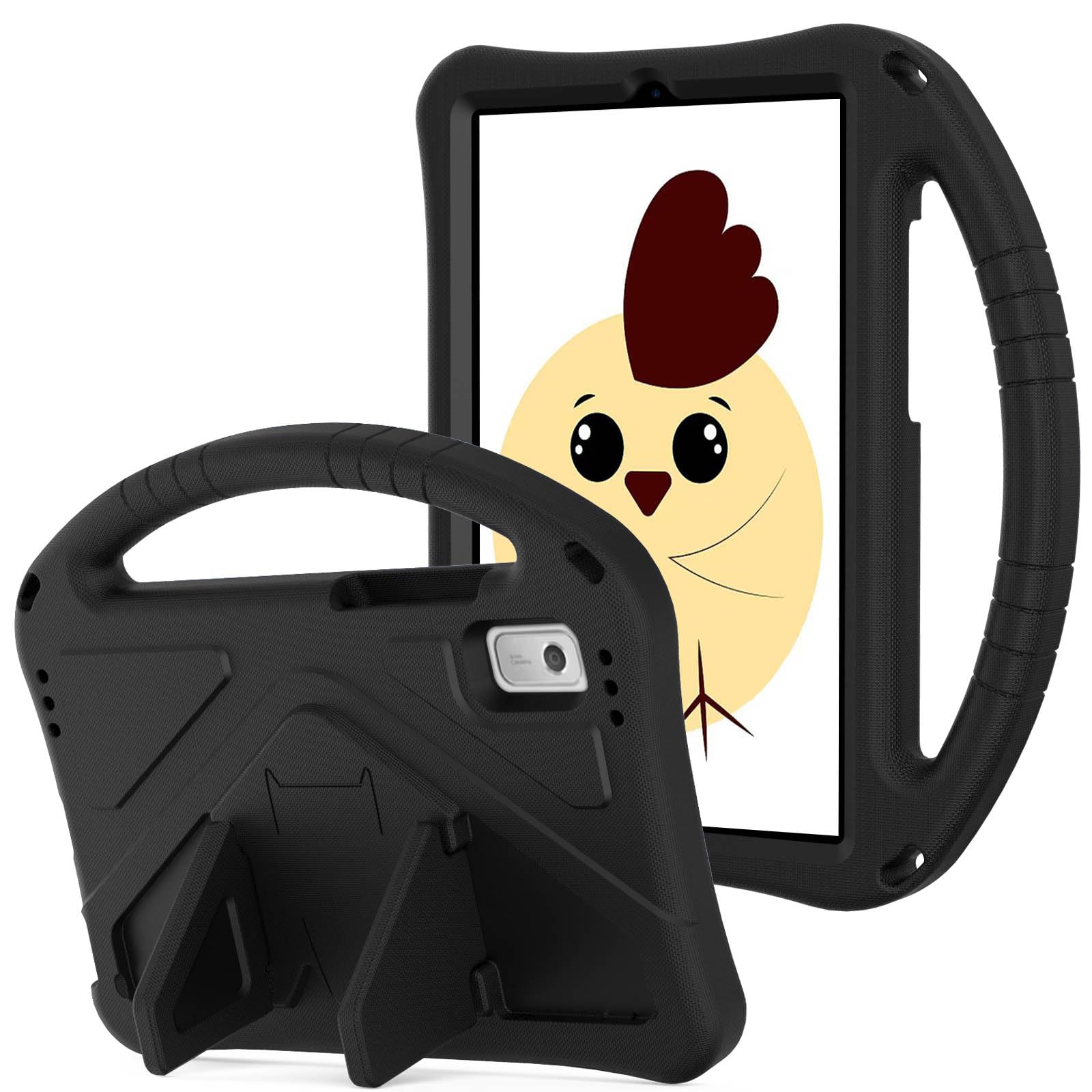 YRH for Lenovo Tab M9 9 inch Case 2023 (TB310FU), Kids Boy Girl EVA Protective Cover for Lenovo M9 Tablet Case, with Stand Handle, Black