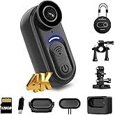 SixBondsCam 4K Mini Body Camera 128GB – Thumb Size Wearable Action Cam, Hands-Free POV Recording, Portable Body Worn Camera for Travel, Cycling, Sports, Pets, Outdoor Adventures