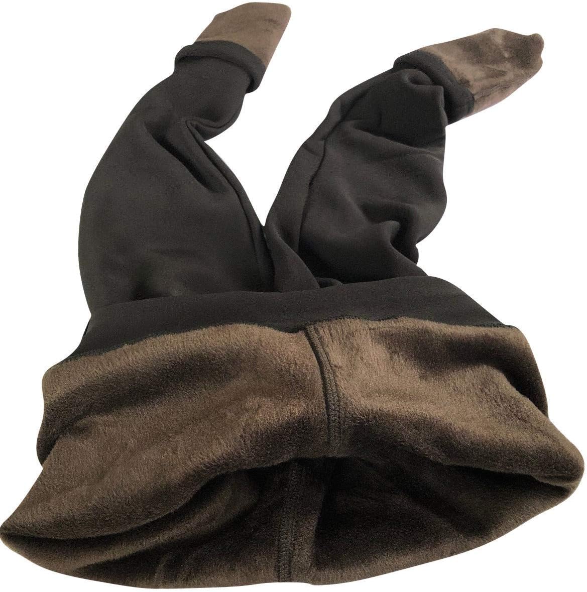 NY GOLDEN FASHION Women Winter Warm Thick Fleece Fur Lined Thermal High Waisted Leggings Pants